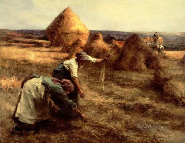 レオン・オーギュスティン・レルミット Painting - グリーナーの田園風景 農民レオン・オーギュスティン・レルミット